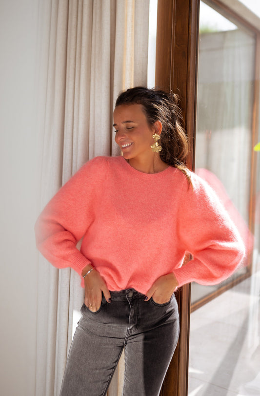 Coral Sofia Sweater