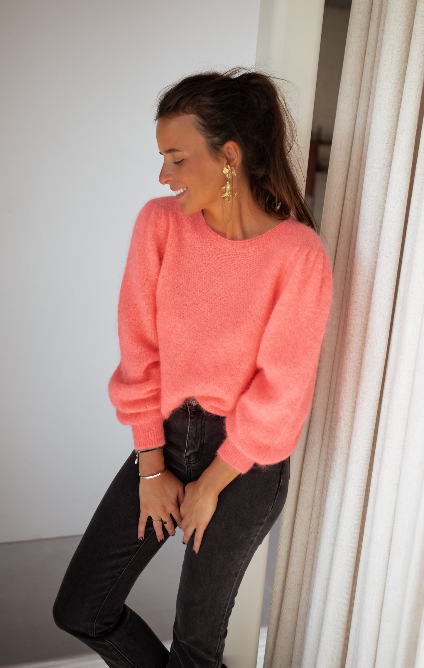 Coral Sofia Sweater