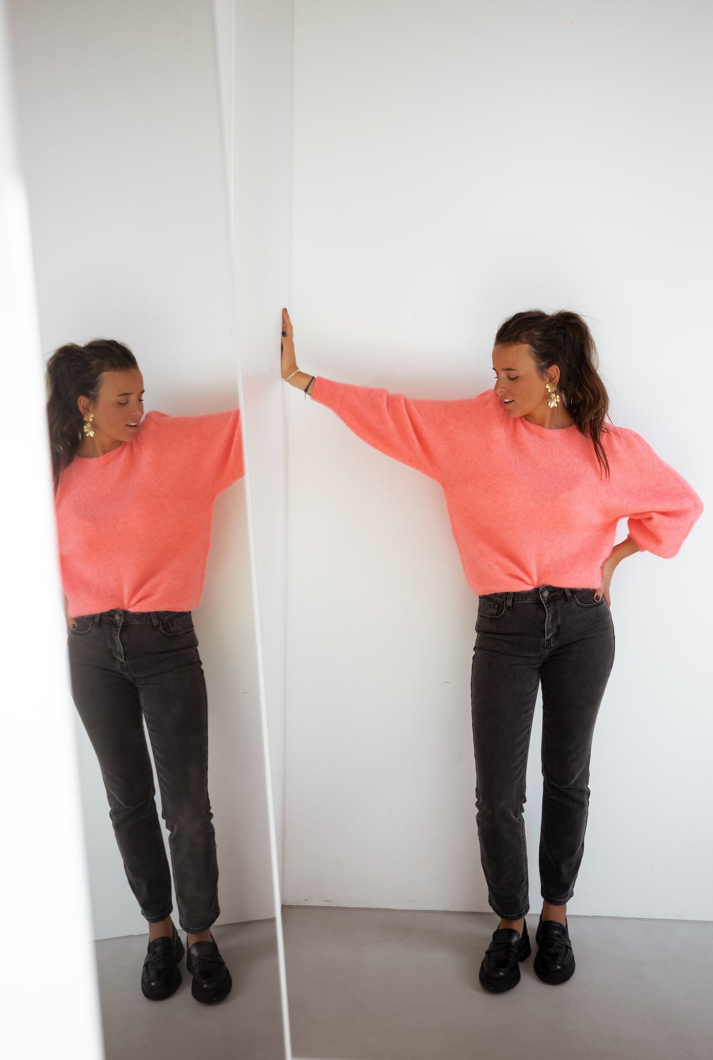 Coral Sofia Sweater